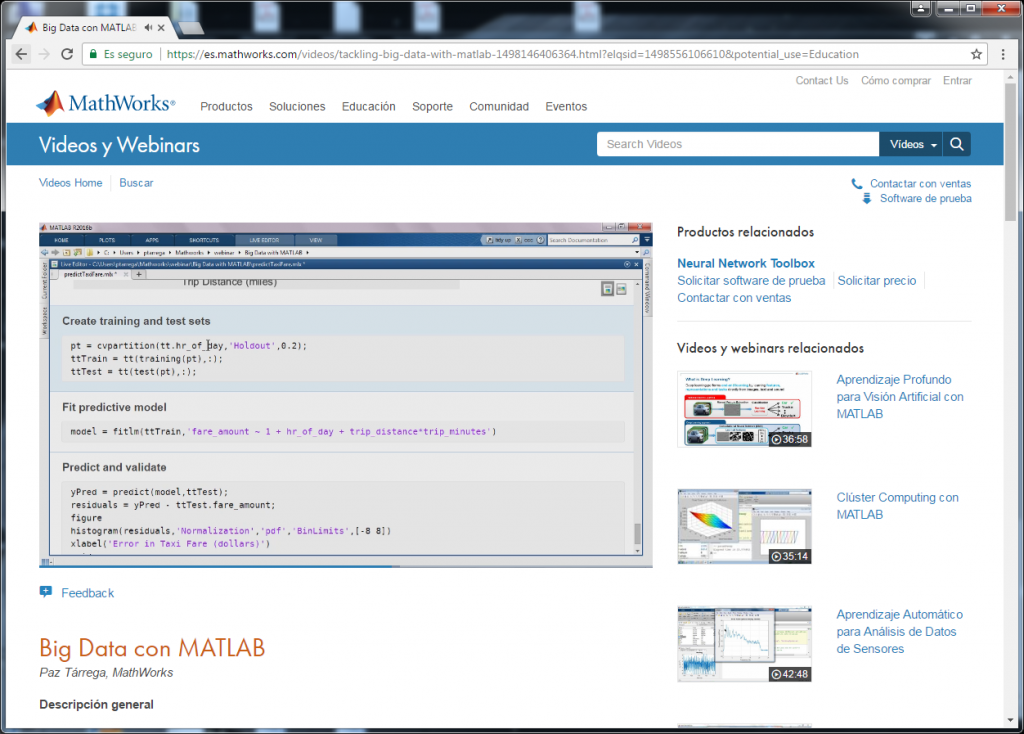 Big Data con MATLAB